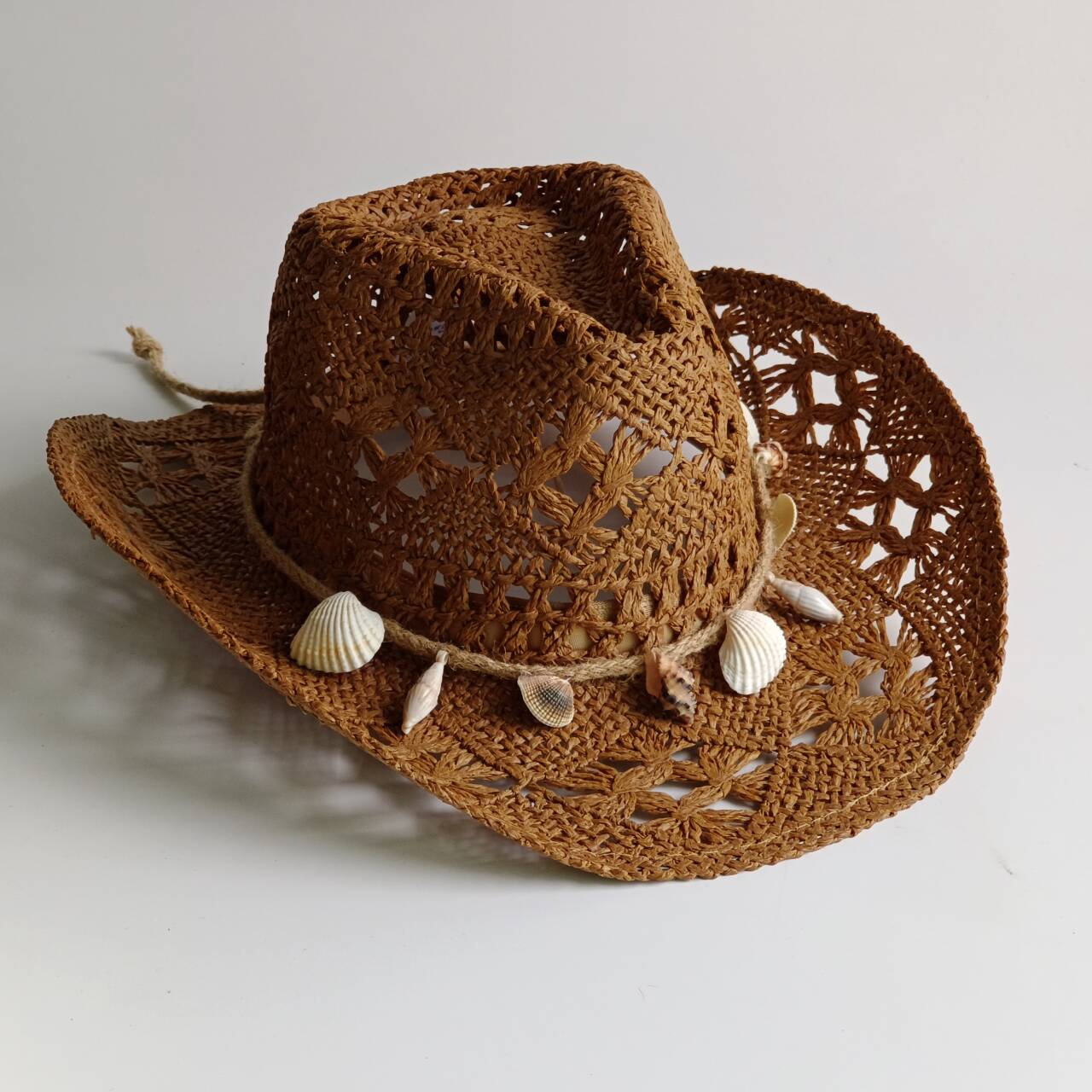 Cowboy Hat Straw - Summer Beach Bohemian Straw Hat Wooden