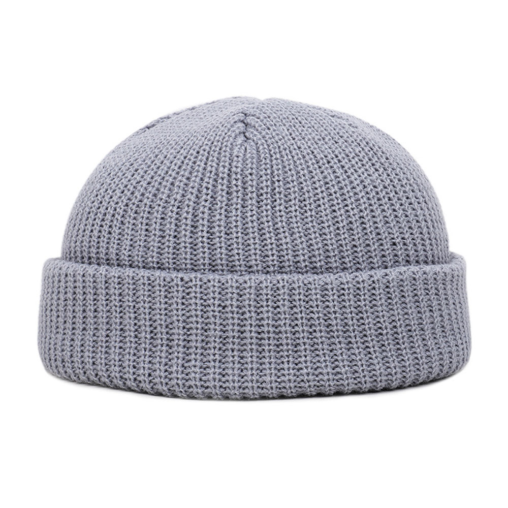 Unisex Knitted Beanie Hat, Sol - Beanie Cuffed Knit ulasan dan harga