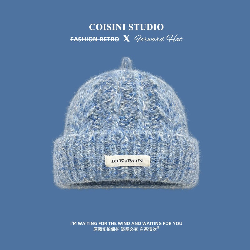 Korean Style Small Top Knot Kn - Beanie Cuffed Knit ulasan dan harga