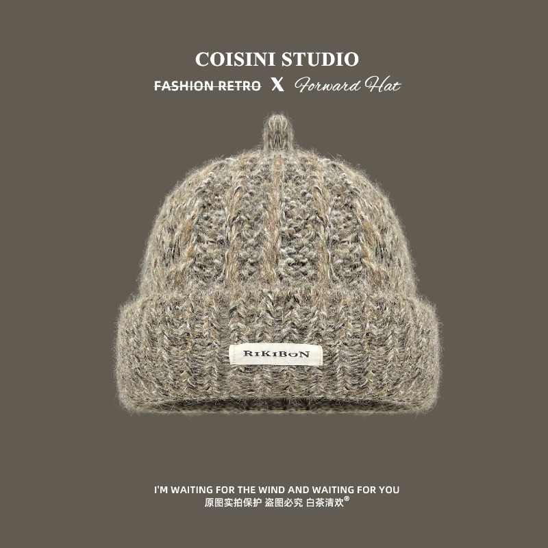 Korean Style Small Top Knot Kn - Beanie Cuffed Knit ulasan dan harga