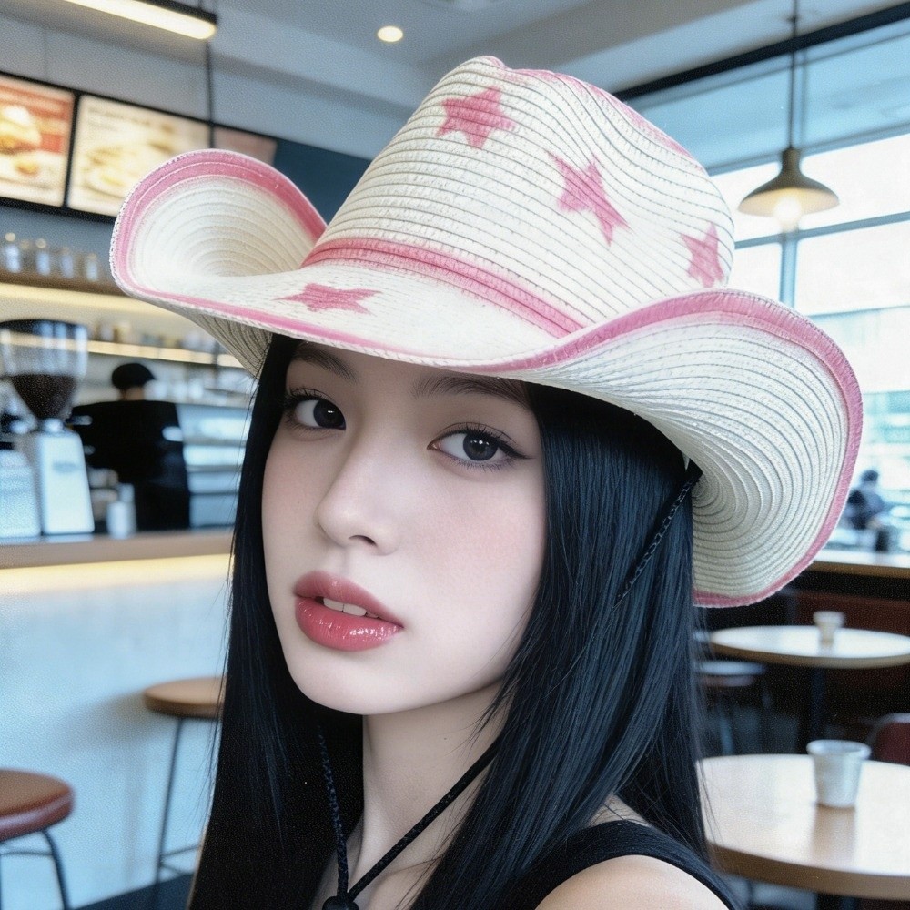 Fashion Breathable Westren Cow - Cowboy Hat Straw ulasan dan harga