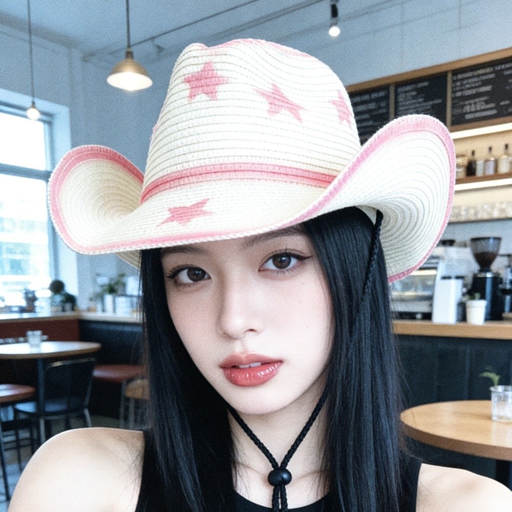Fashion Breathable Westren Cow - Cowboy Hat Straw ulasan dan harga
