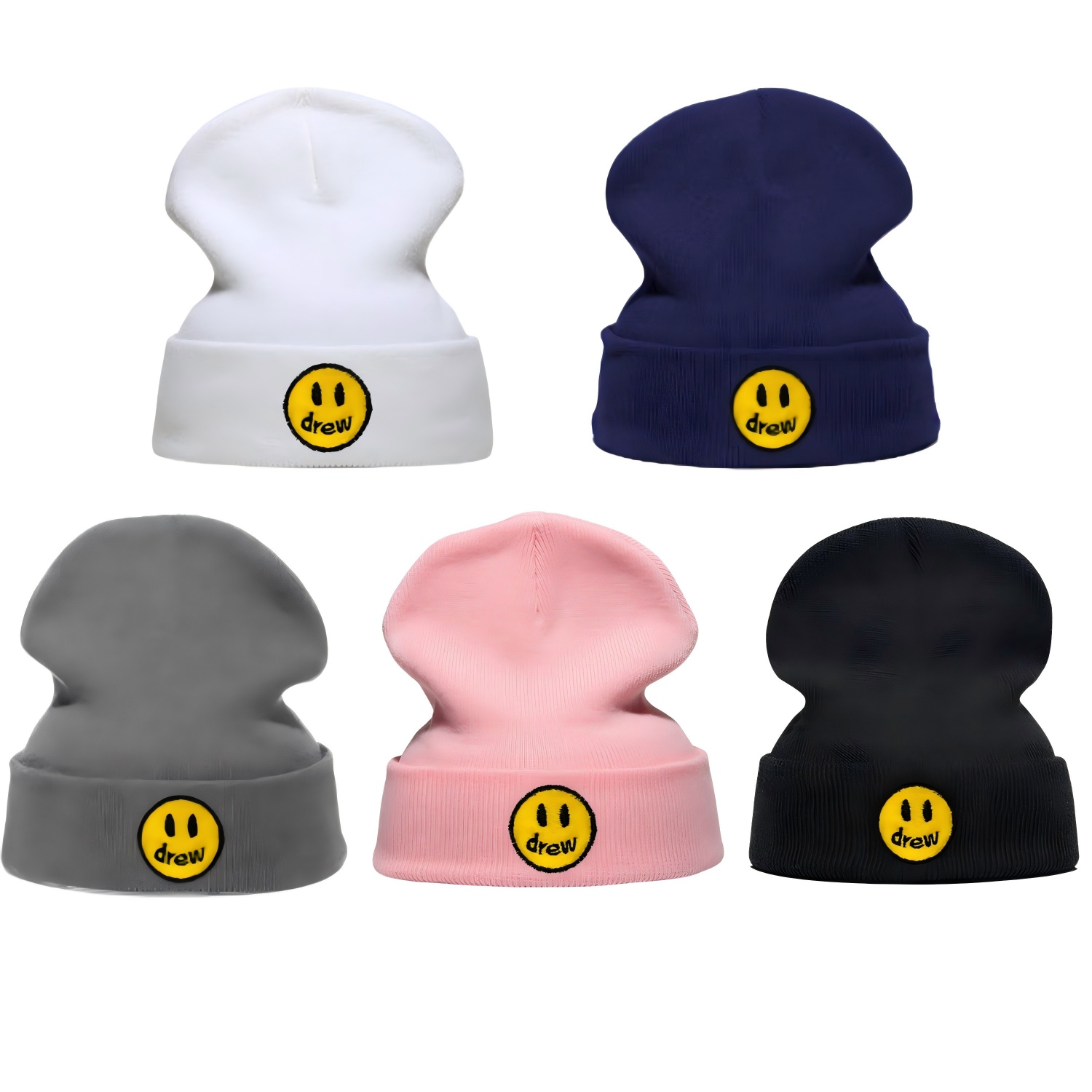 New Embroidered Knit Beanie Me - Beanie Cuffed Knit ulasan dan harga