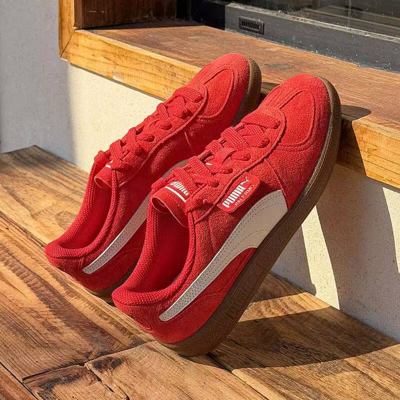 New PUMA Palermo Red Suede Sne - Puma Shoes Suede Classic ulasan dan harga