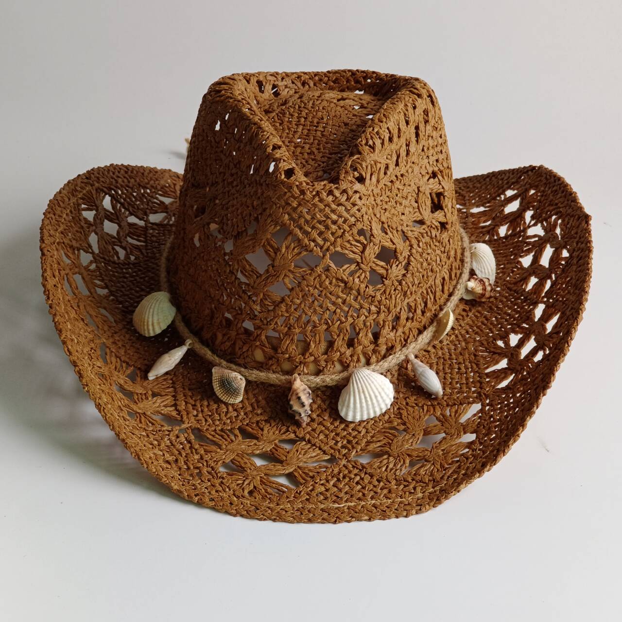 Summer Beach Bohemian Straw Ha - Cowboy Hat Straw ulasan dan harga