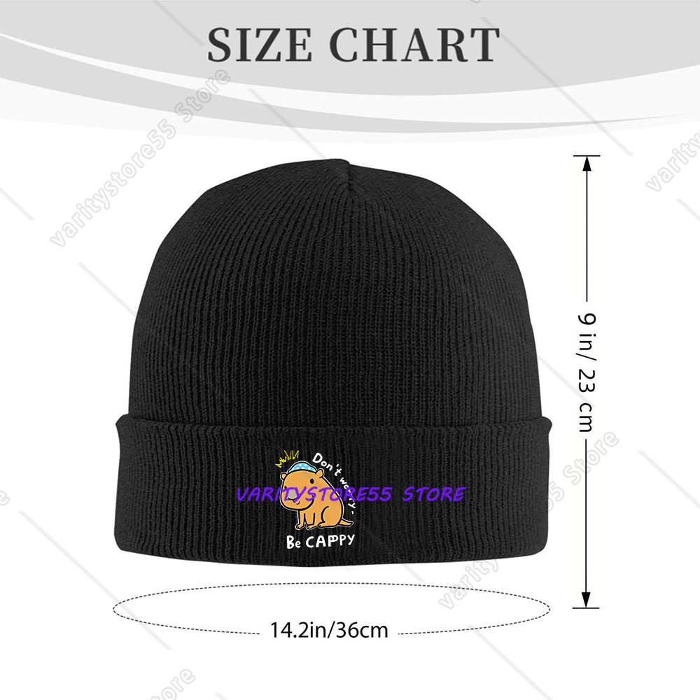 Funny Capybara Quote Knit Bean - Beanie Cuffed Knit ulasan dan harga