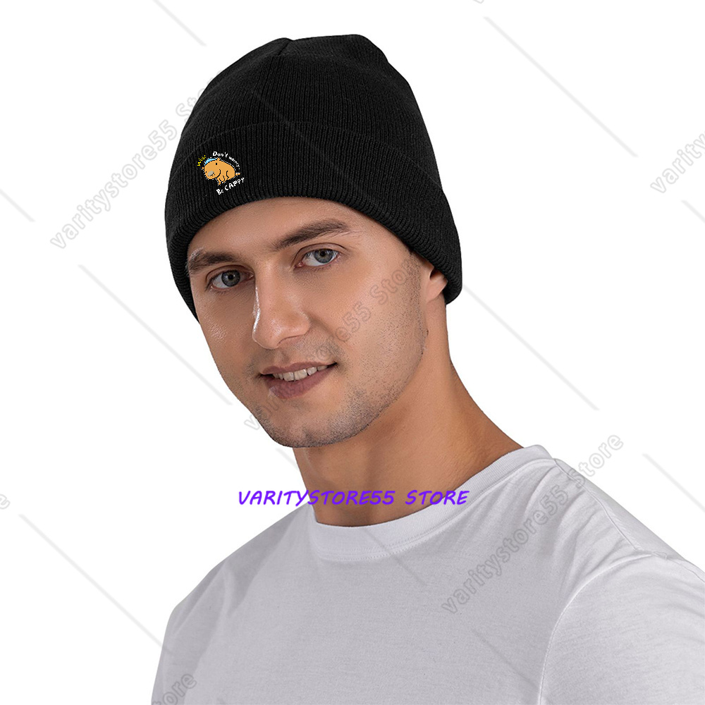 Funny Capybara Quote Knit Bean - Beanie Cuffed Knit ulasan dan harga