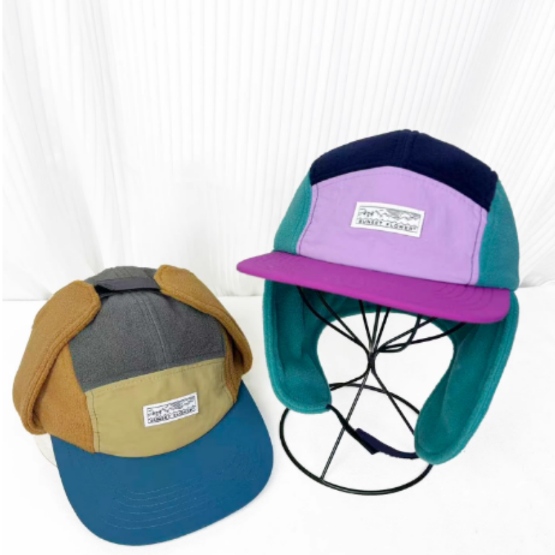 Korean Winter Polar Fleece Col - Corduroy Cap 5 Panel ulasan dan harga