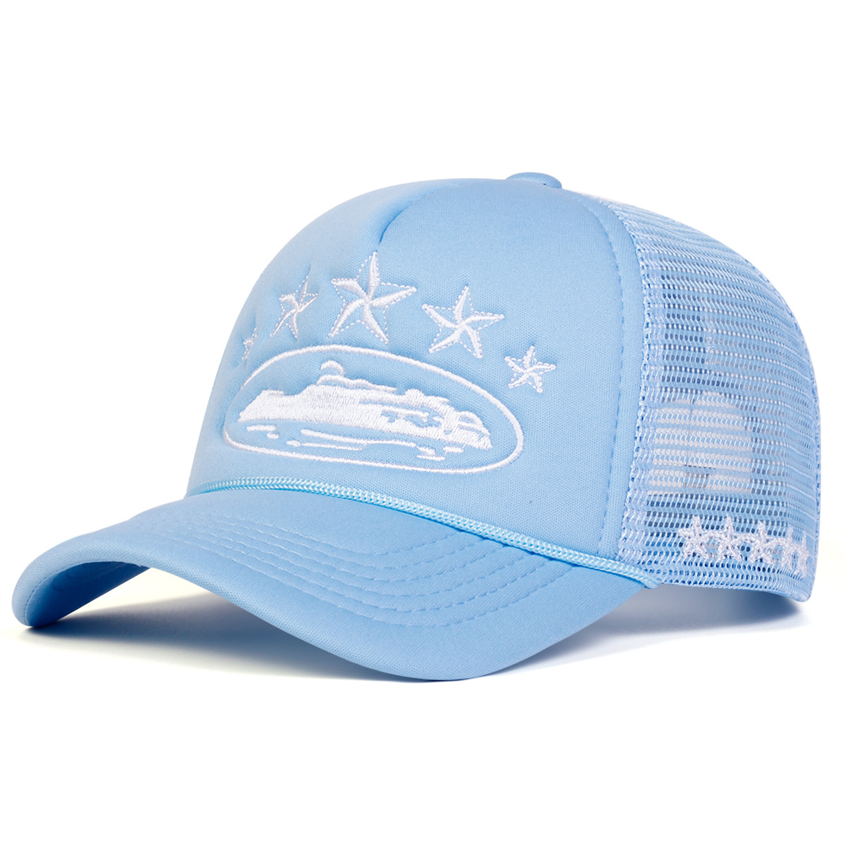 New Unisex Print Baseball Hats - Trucker Cap Mesh ulasan dan harga